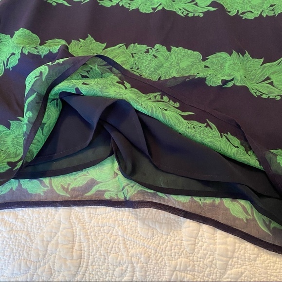 J. Crew 100% Silk Chiffon Ruffle Neck  Top - 2 - Picture 11 of 15